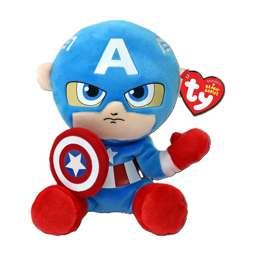 Ty Beanie Babies Marvel Capitan America Regular
