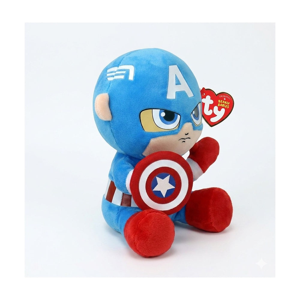 Ty Beanie Babies Marvel Capitan America Regular