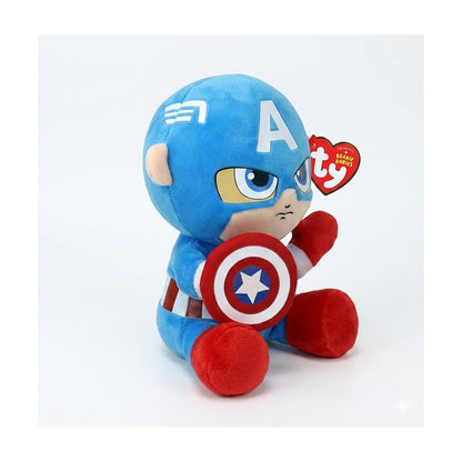 Ty Beanie Babies Marvel Capitan America Regular