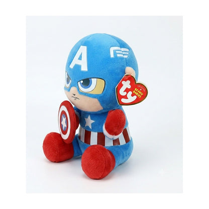 Ty Beanie Babies Marvel Capitan America Regular