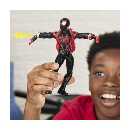 Figura Spiderman 15cm Con Movimiento - Miles Morales