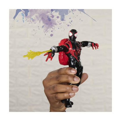 Figura Spiderman 15cm Con Movimiento - Miles Morales
