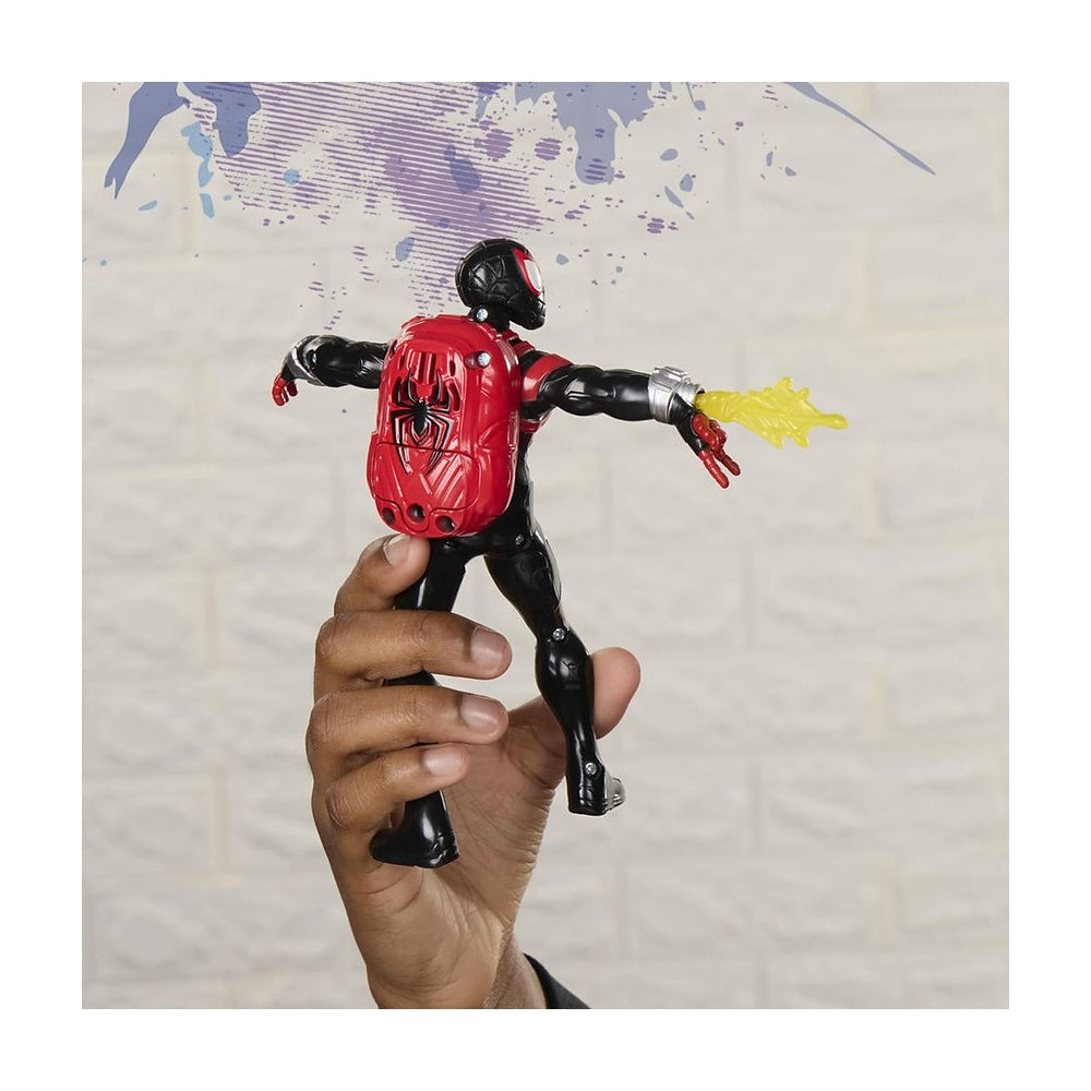 Figura Spiderman 15cm Con Movimiento - Miles Morales