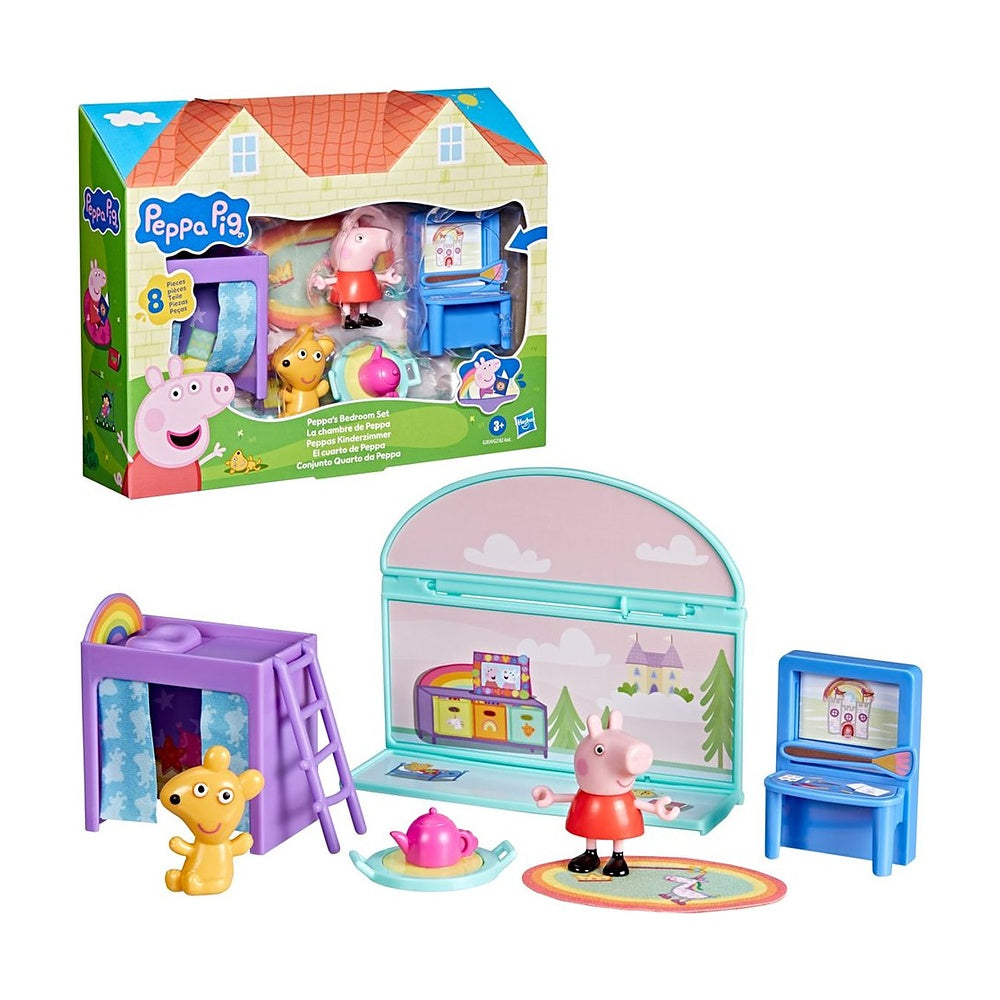 Peppa Pig Set De Accesorios Para Las Habitaciones - El Cuarto De Peppa