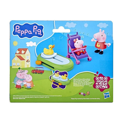 Peppa Pig Playset - Peppa Y Evie Van Al Parque