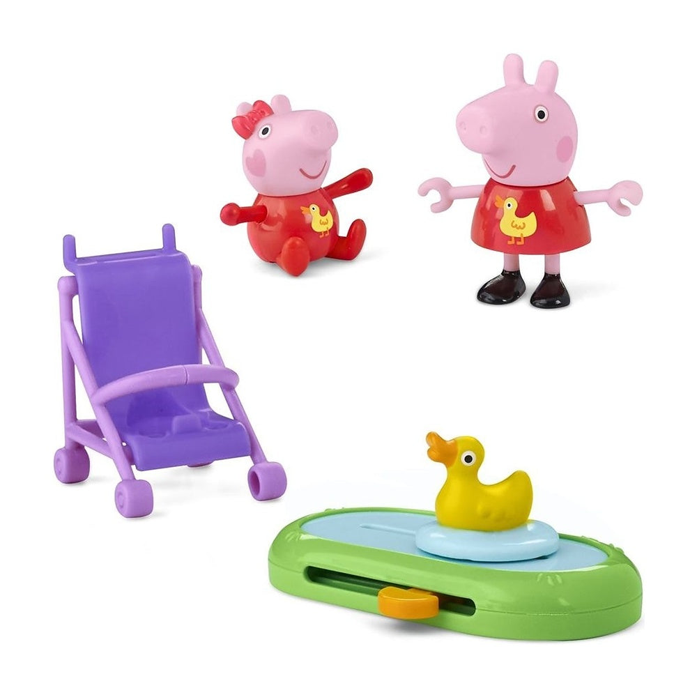 Peppa Pig Playset - Peppa Y Evie Van Al Parque