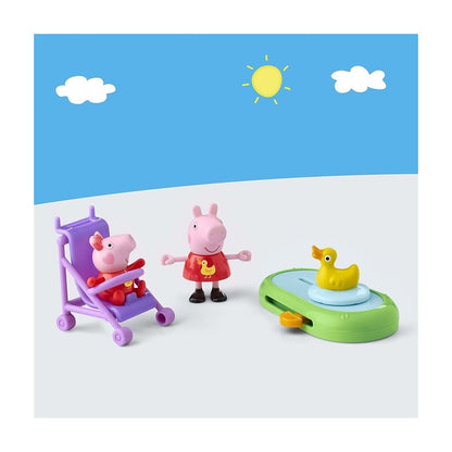 Peppa Pig Playset - Peppa Y Evie Van Al Parque