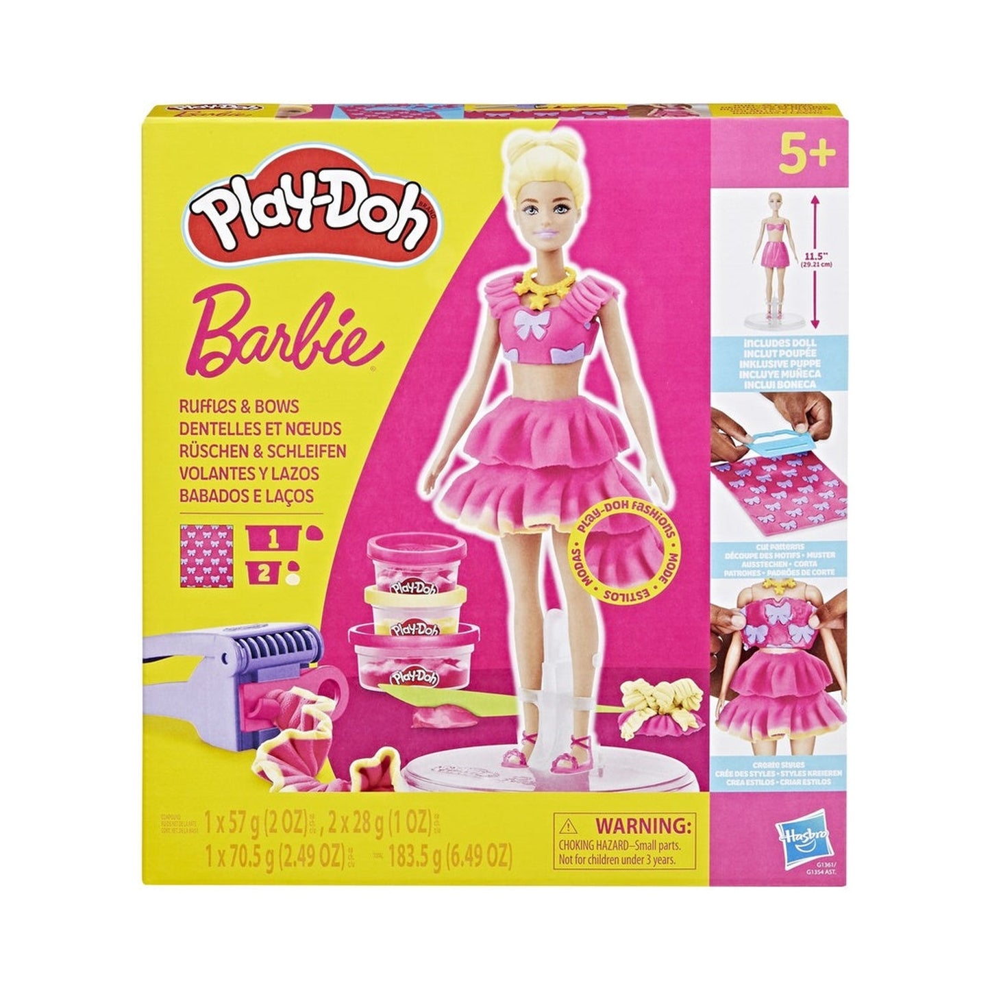 Play-doh Barbie Muñecas - Volantes Y Lazos