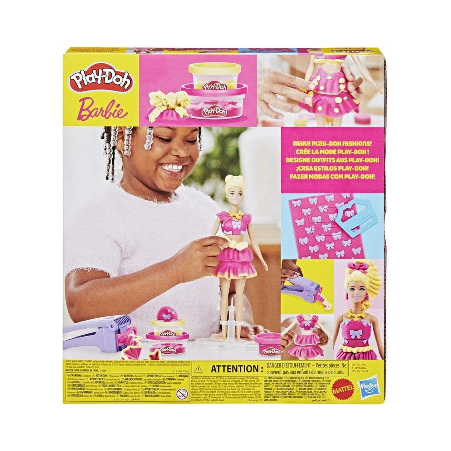 Play-doh Barbie Muñecas - Volantes Y Lazos