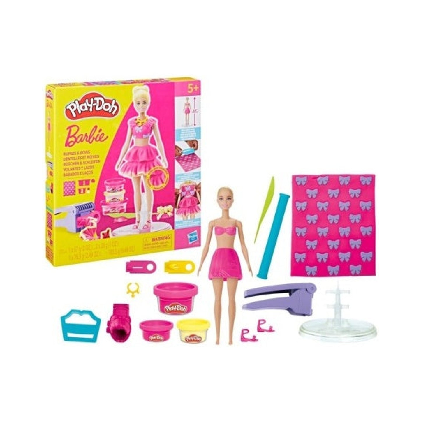 Play-doh Barbie Muñecas - Volantes Y Lazos