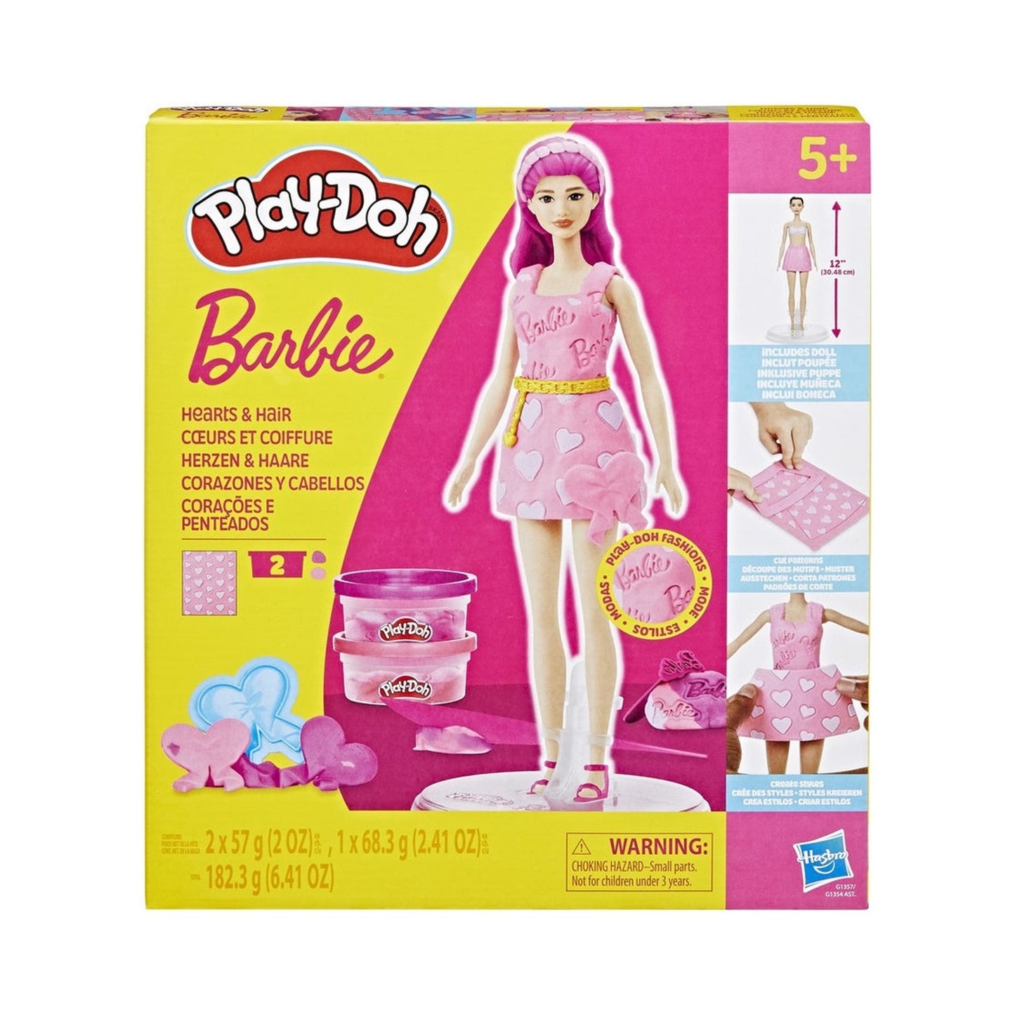 Play-doh Barbie Muñecas - Corazones Y Cabellos