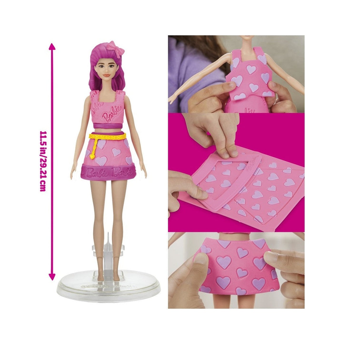 Play-doh Barbie Muñecas - Corazones Y Cabellos