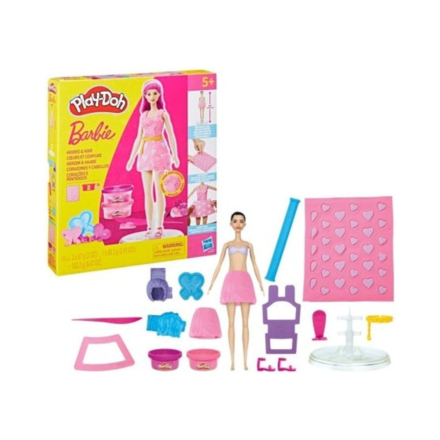 Play-doh Barbie Muñecas - Corazones Y Cabellos