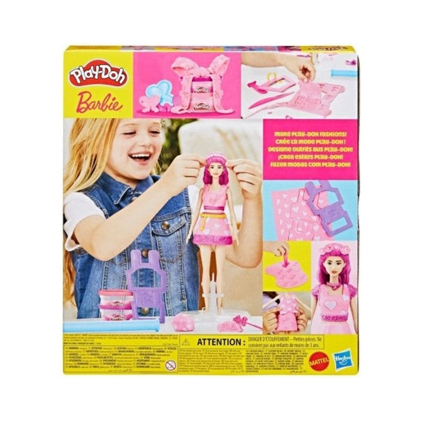 Play-doh Barbie Muñecas - Corazones Y Cabellos