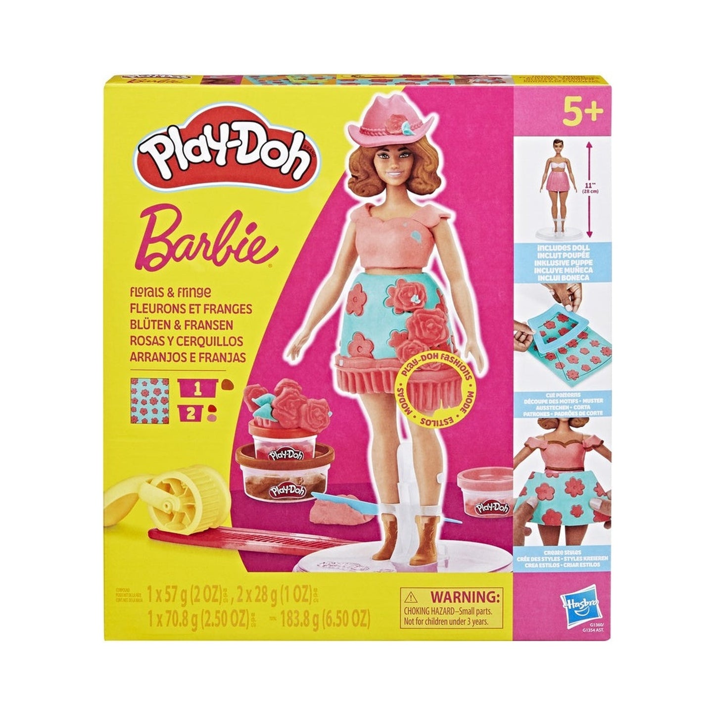 Play-doh Barbie Muñecas - Rosas Y Cerquillos
