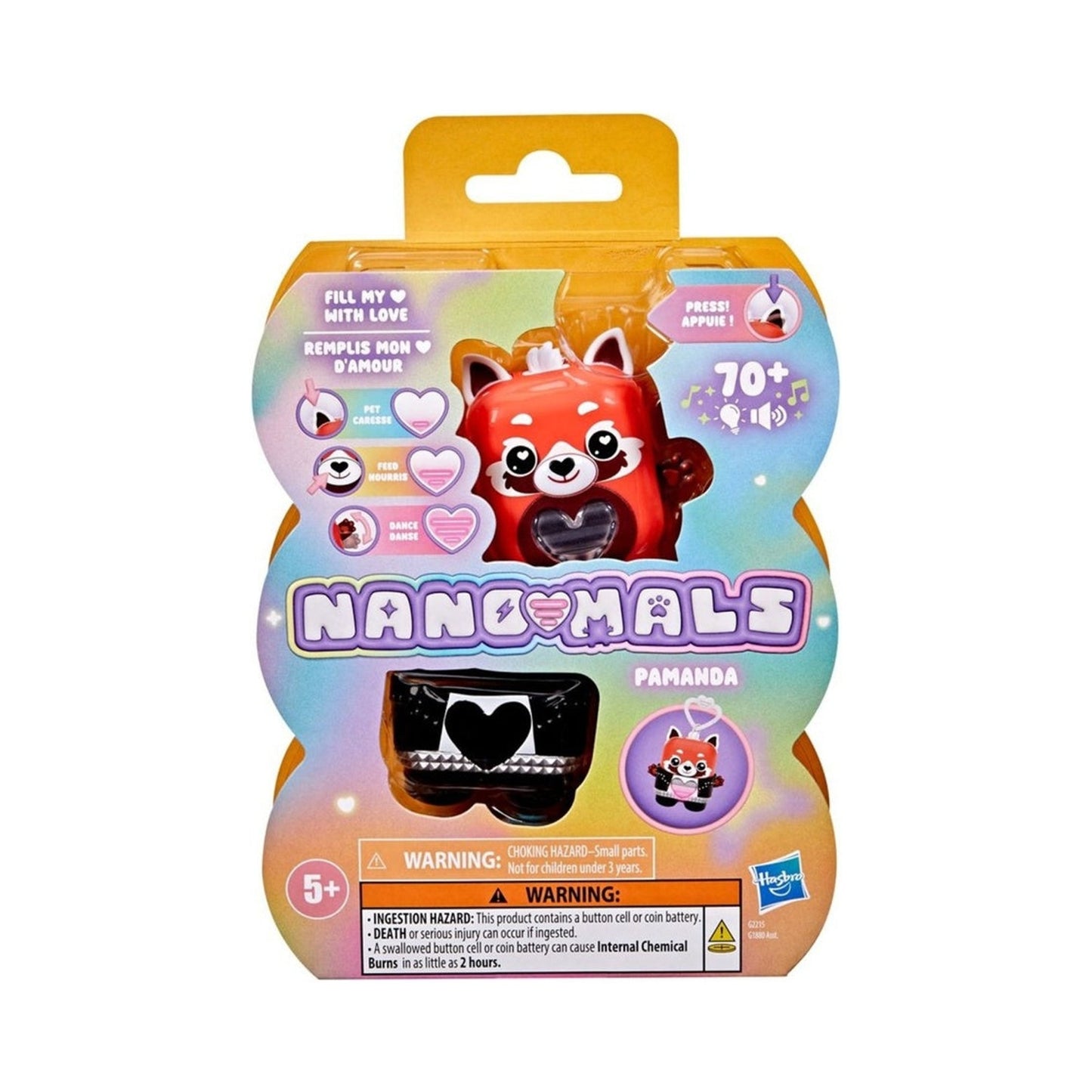 Hasbro Nano-Mals Pamanda La Panda Roja