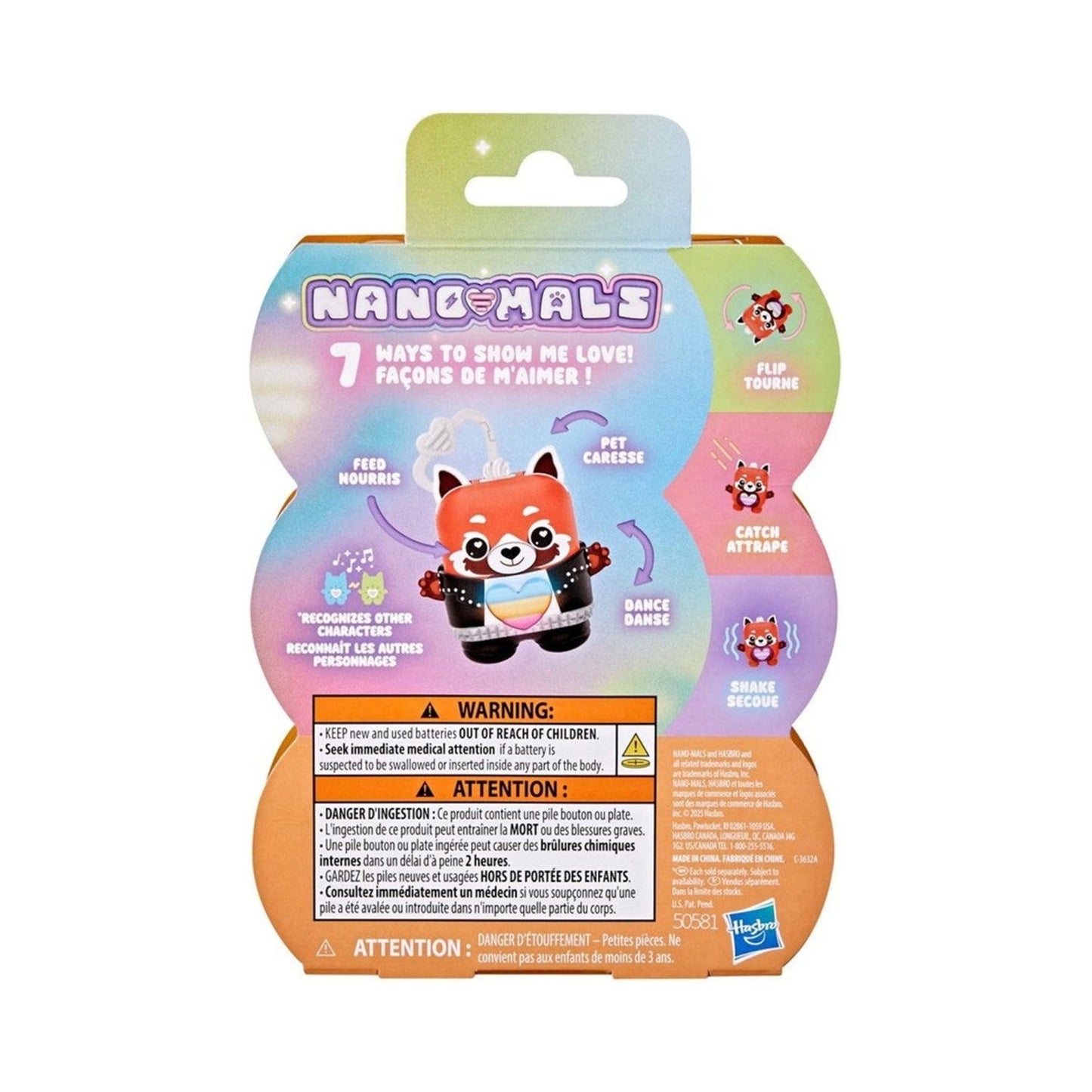 Hasbro Nano-Mals Pamanda La Panda Roja