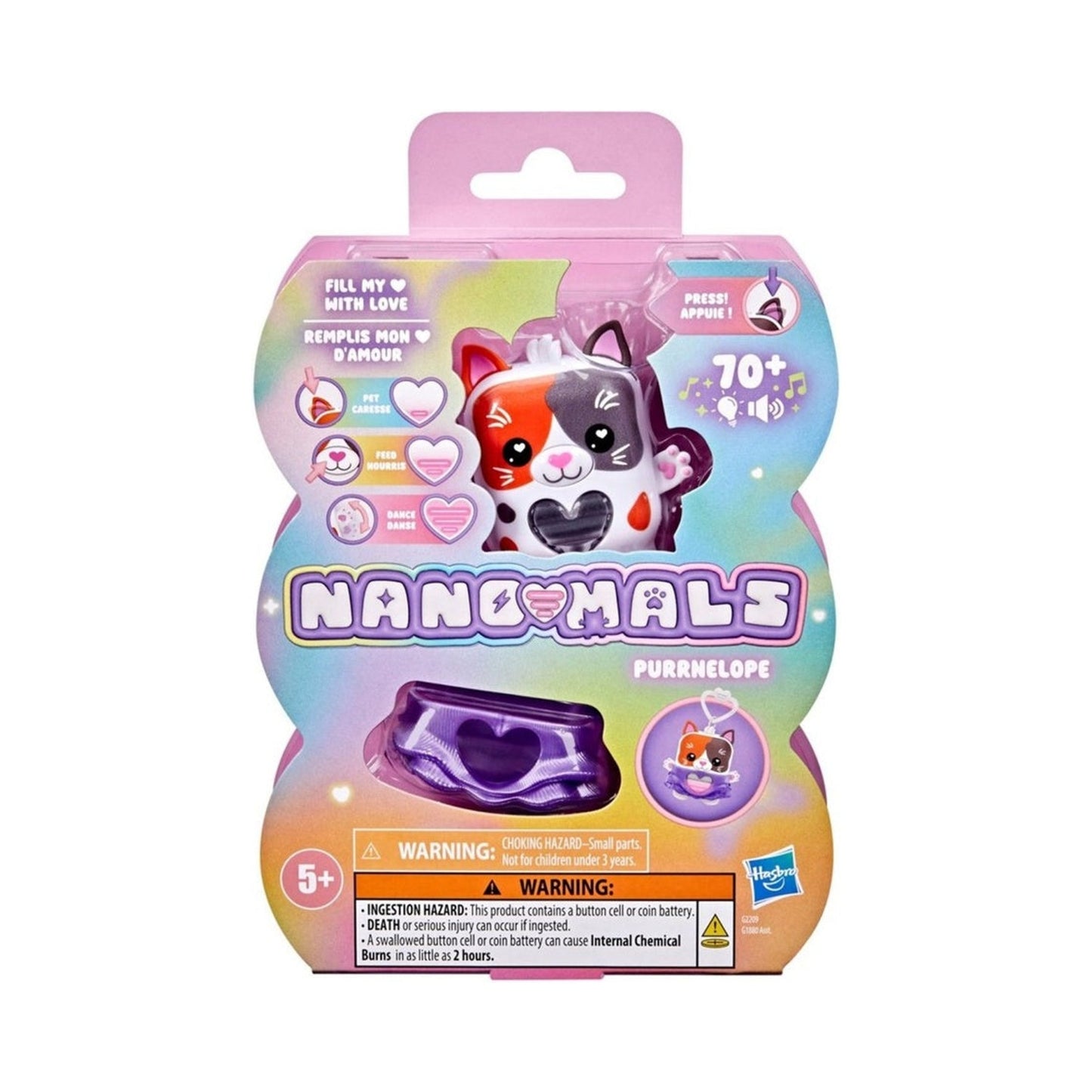 Hasbro Nano-Mals Purrnelope La Gatita De Calicó