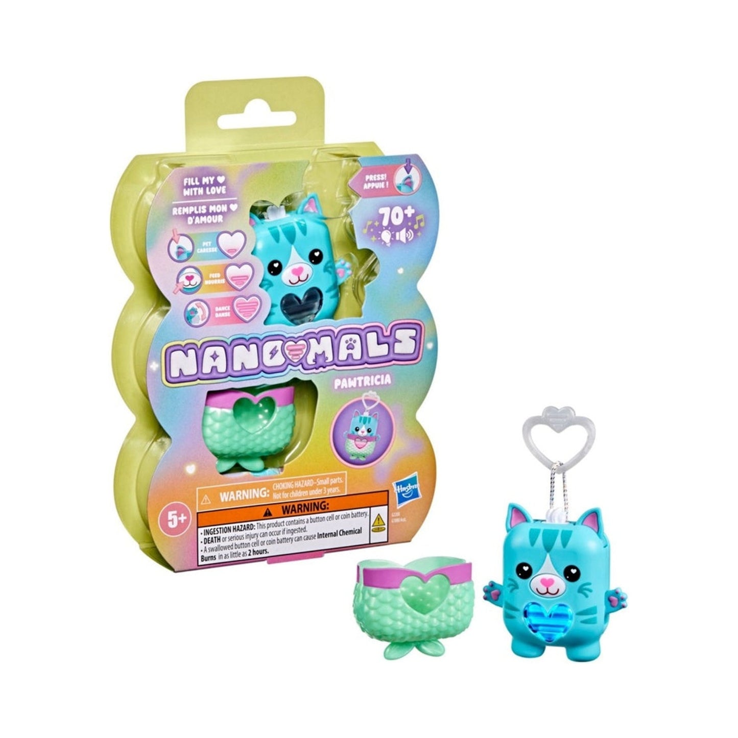 Hasbro Nano-Mals Pawtricia La Gatita Azul
