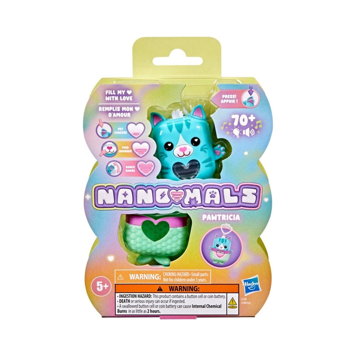 Hasbro Nano-Mals Pawtricia La Gatita Azul