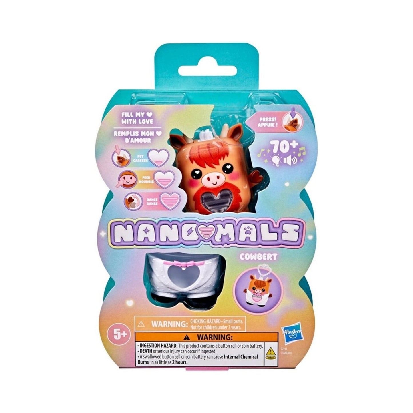 Hasbro Nano-Mals Cowbert El Toro De Montaña
