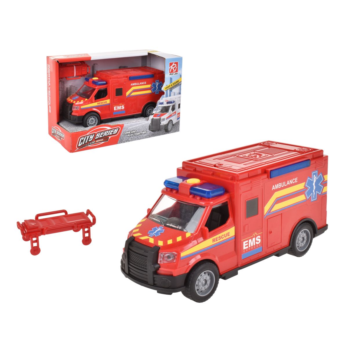 Ambulancia Con Luces Y Sonido