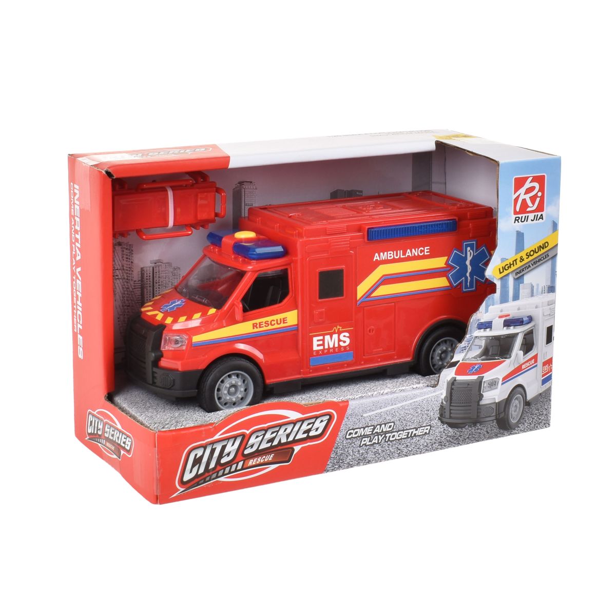 Ambulancia Con Luces Y Sonido