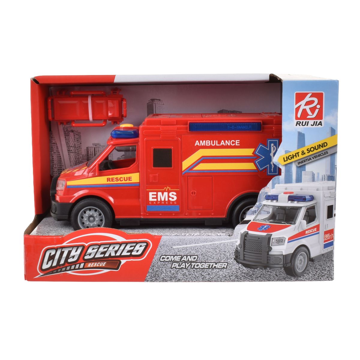 Ambulancia Con Luces Y Sonido