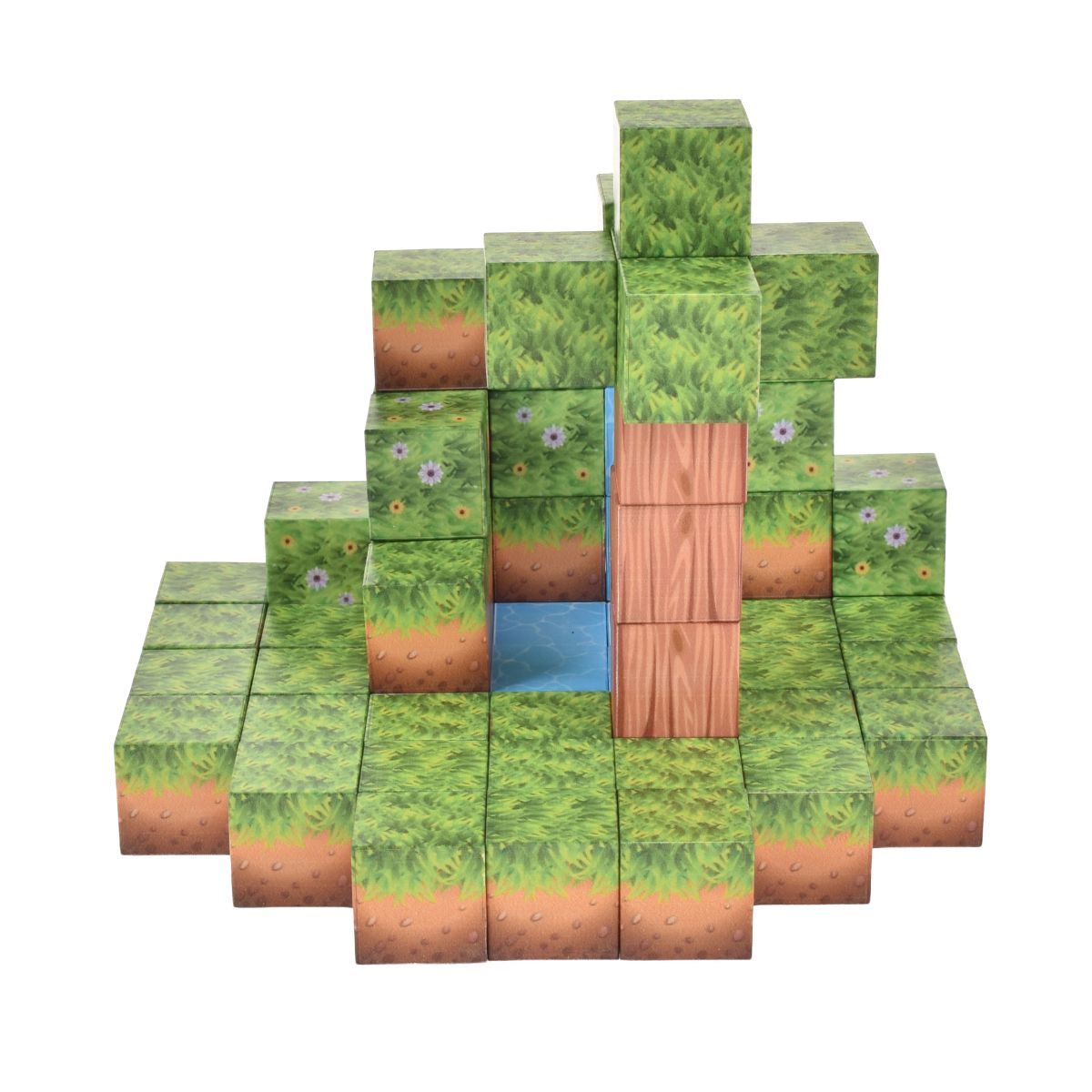 Cubos Magneticos De Construccion 64 Piezas