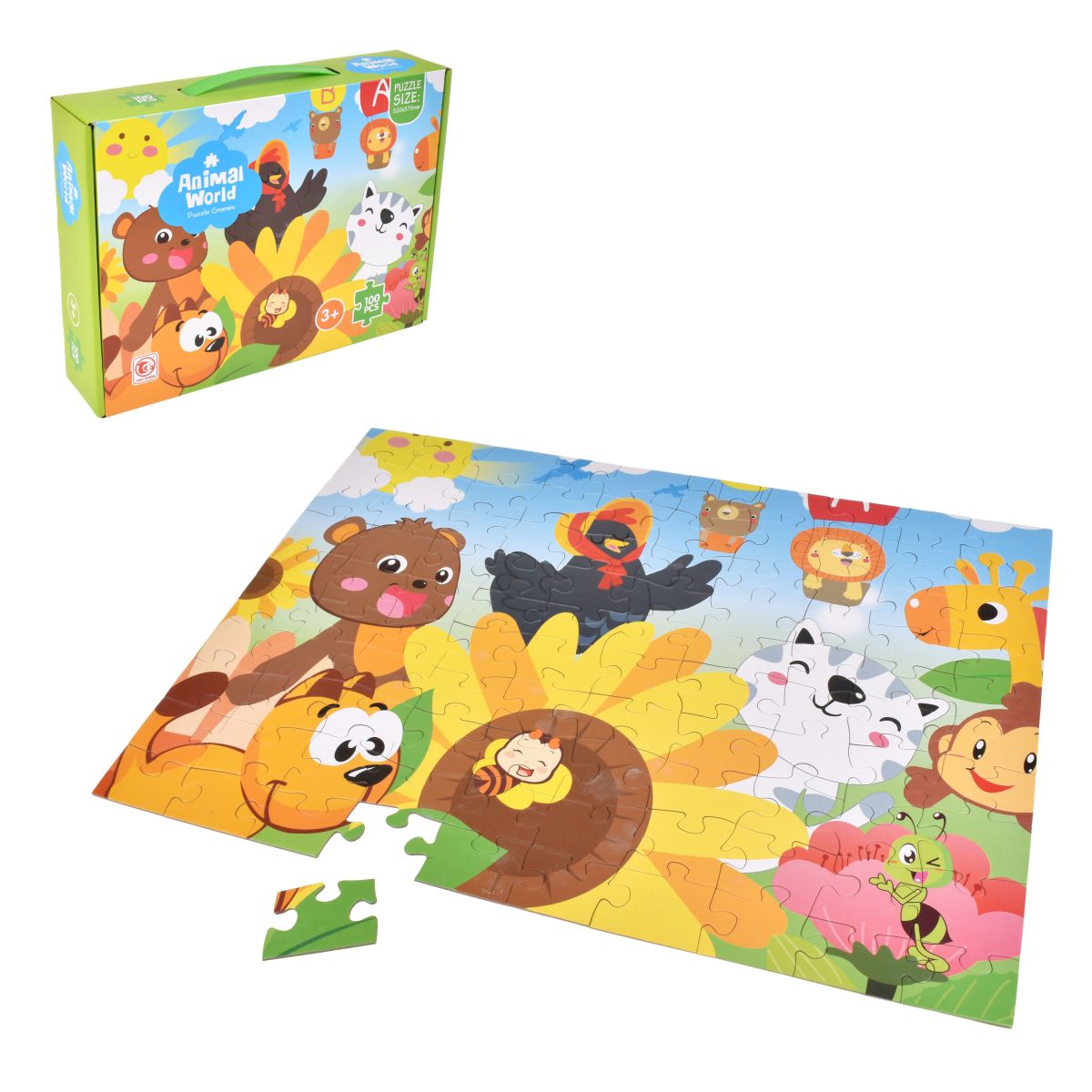 Puzzle Animales 100 Piezas