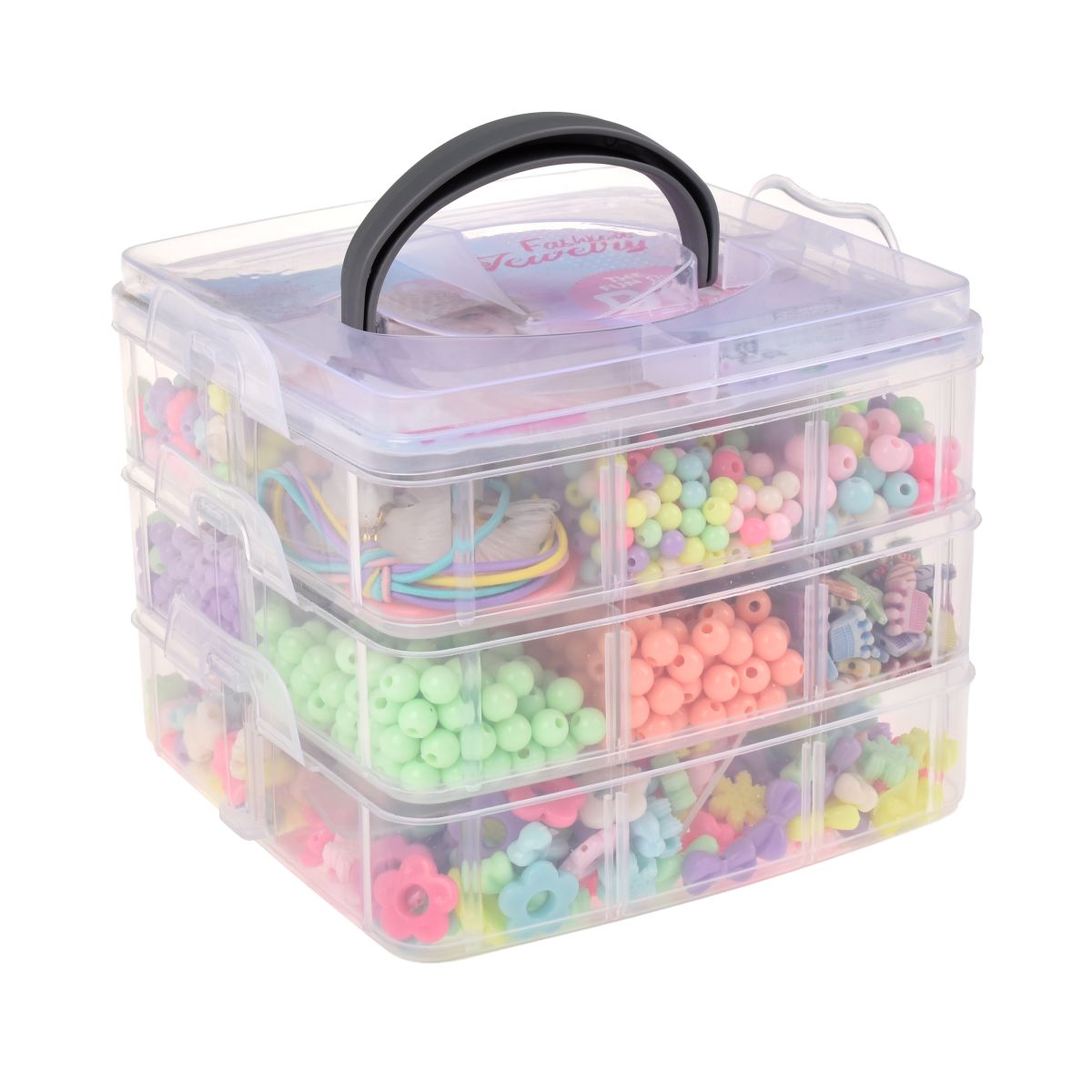 Set De Mostacillas Caja 3 Niveles
