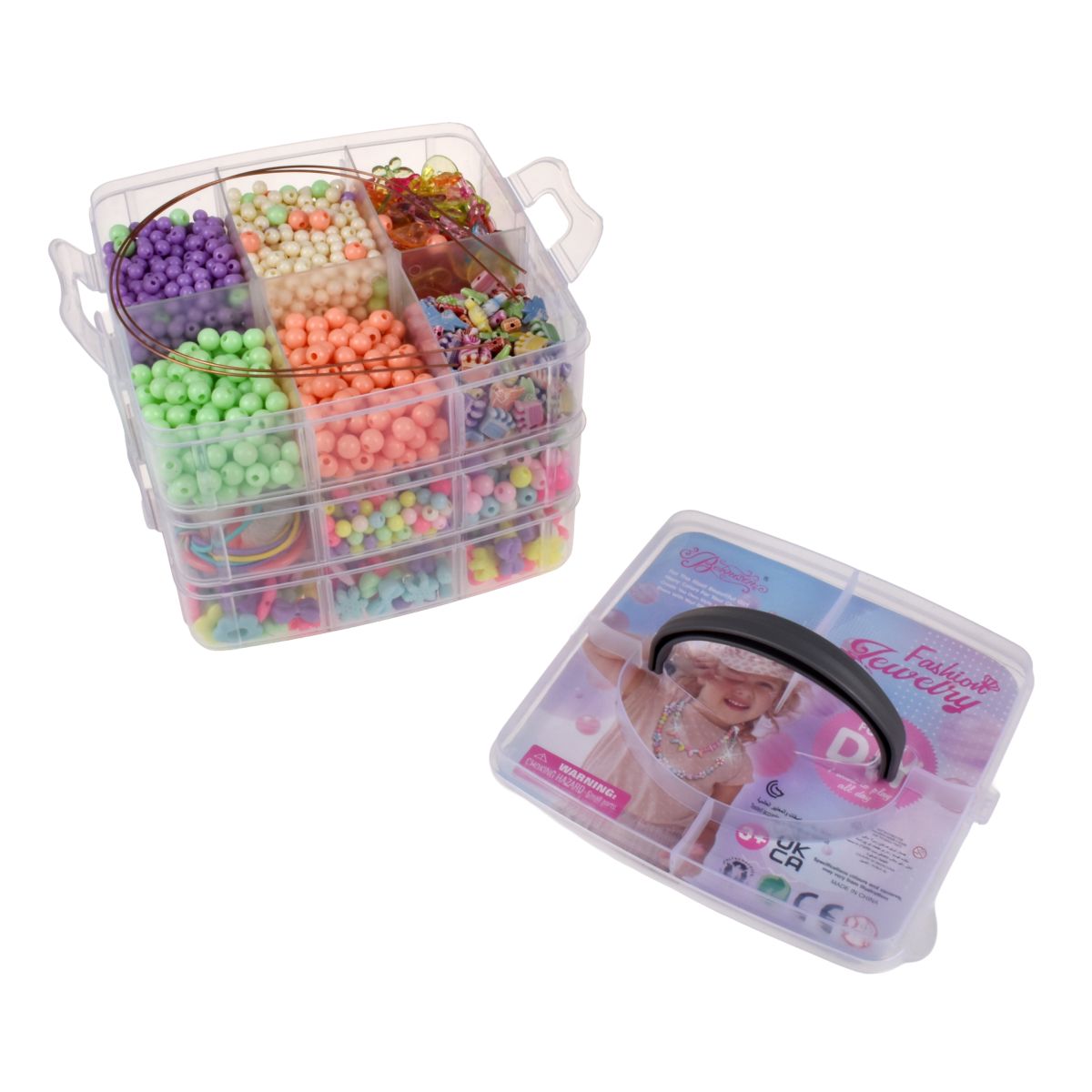 Set De Mostacillas Caja 3 Niveles
