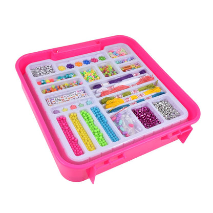 Maleta Con Set De 1000 Mostacillas