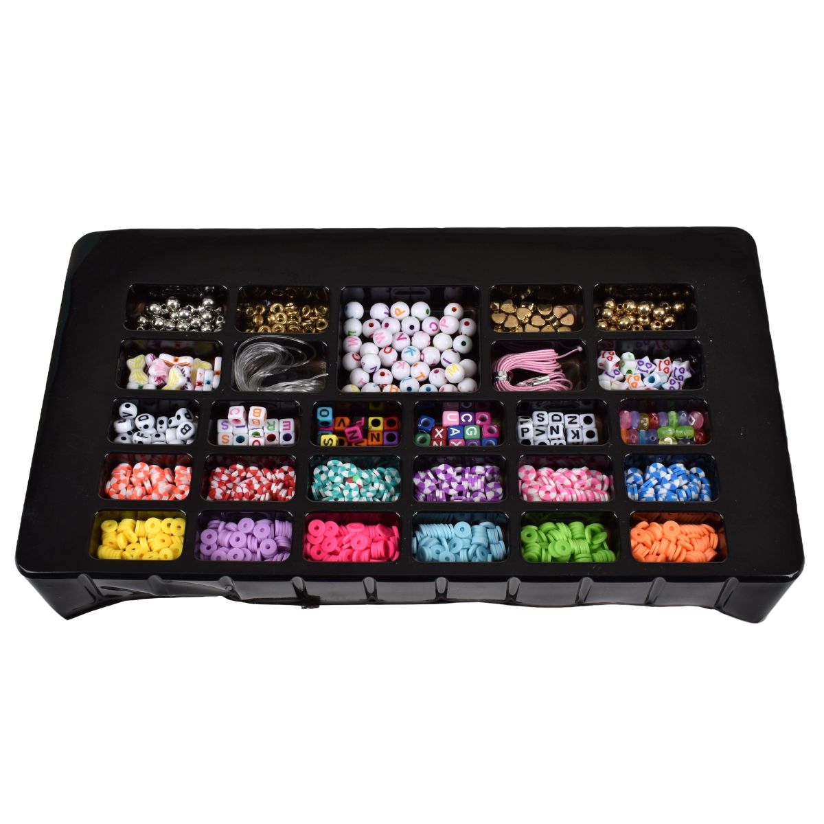 Set De Pulseras Mostacilla Con Letras