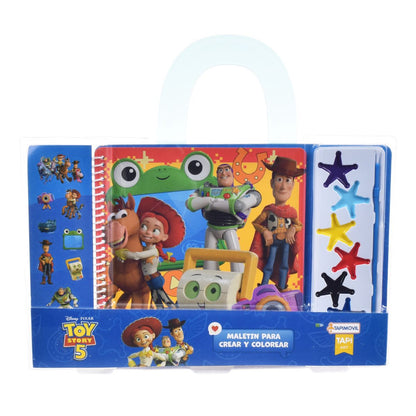Set De Arte Con Acuarelas Stickers Y Hojas Para Colorear