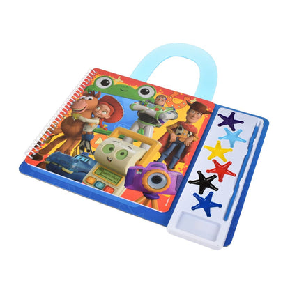 Set De Arte Con Acuarelas Stickers Y Hojas Para Colorear