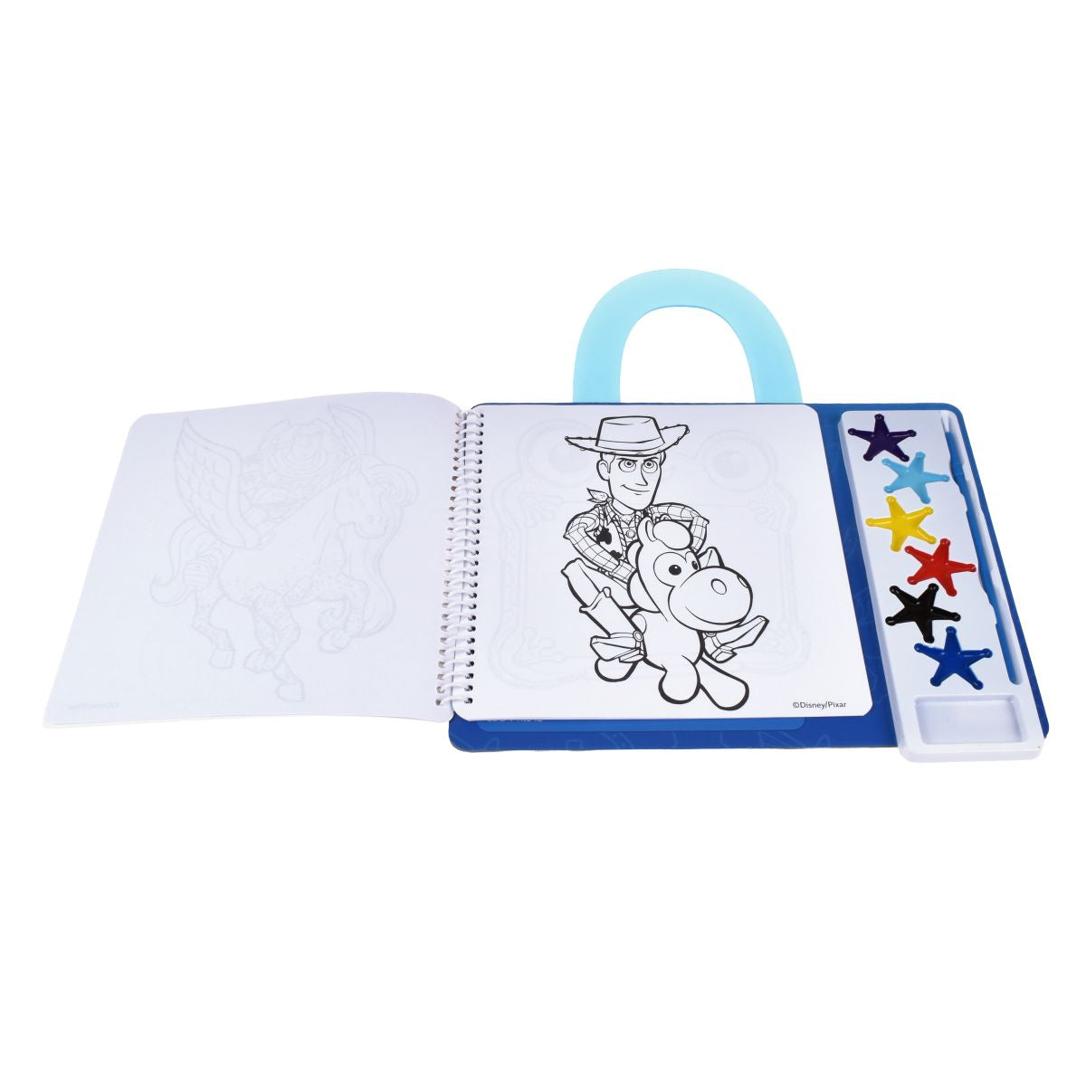 Set De Arte Con Acuarelas Stickers Y Hojas Para Colorear