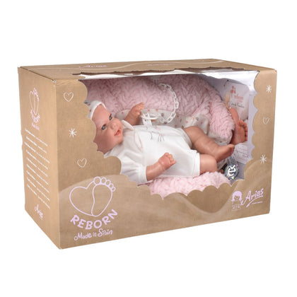 Muñeca Reborn Mar Rosa Con Cojin 35 Cm Arias