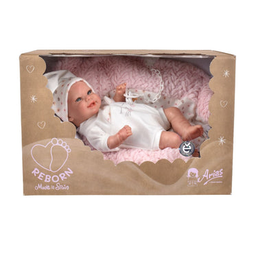 Muñeca Reborn Mar Rosa Con Cojin 35 Cm Arias