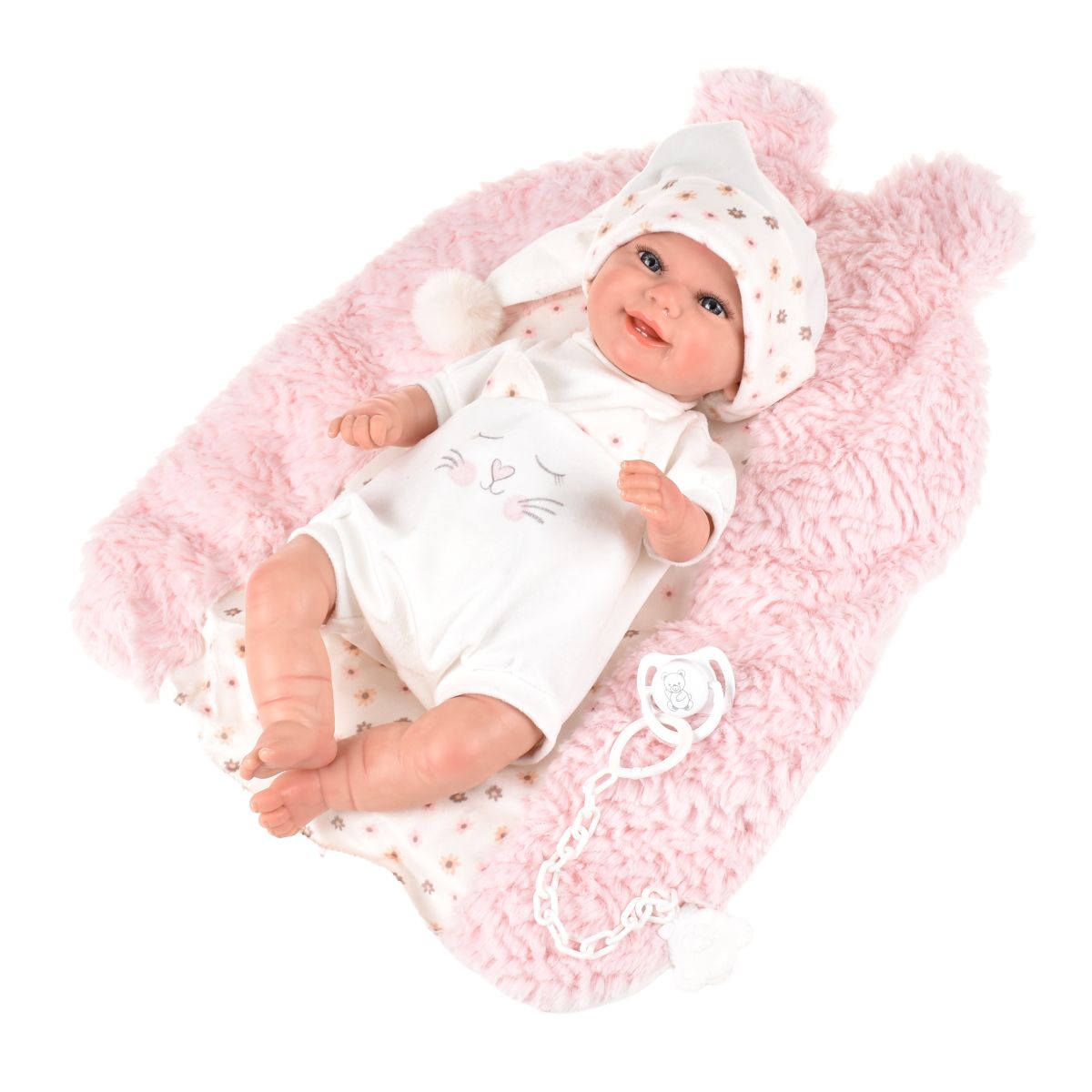 Muñeca Reborn Mar Rosa Con Cojin 35 Cm Arias