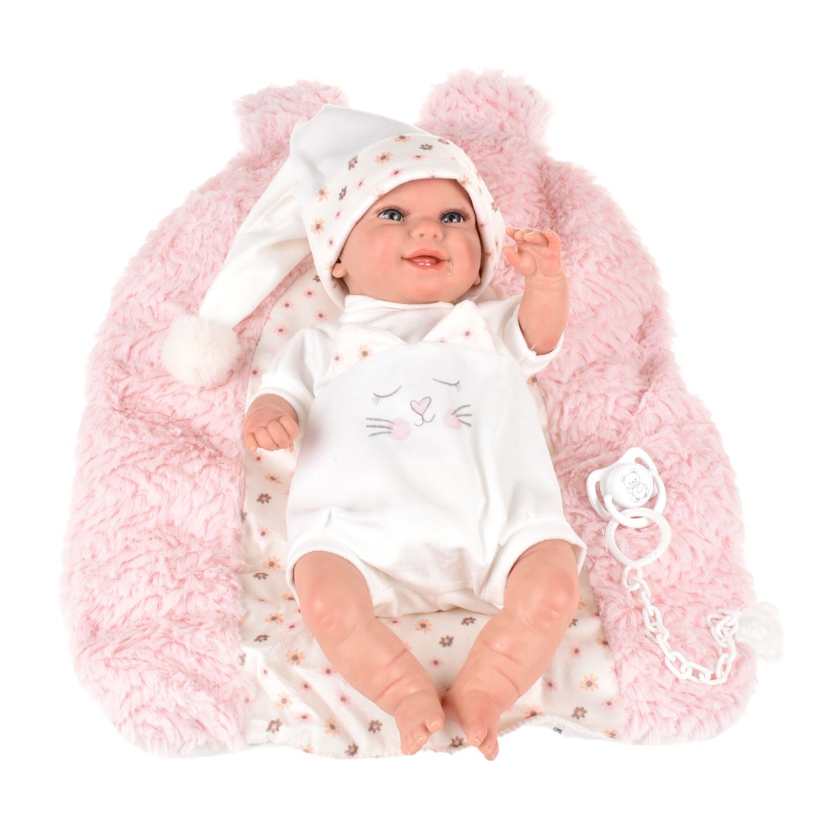 Muñeca Reborn Mar Rosa Con Cojin 35 Cm Arias