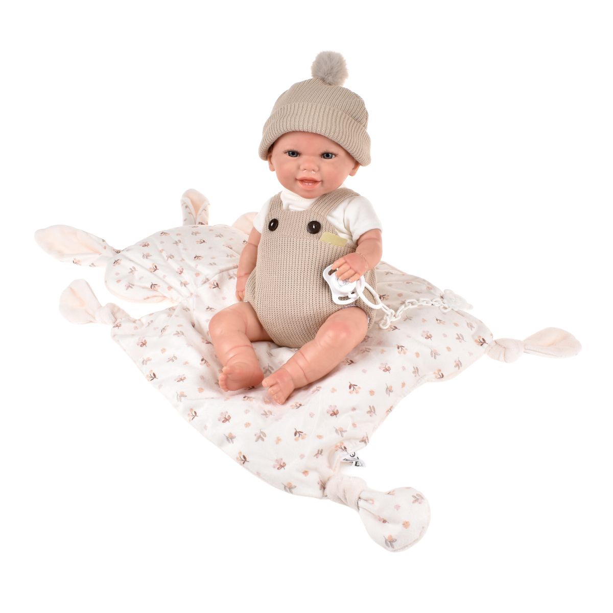 Muñeca Reborn Mateo Beige Con Cojin 35 Cm Arias