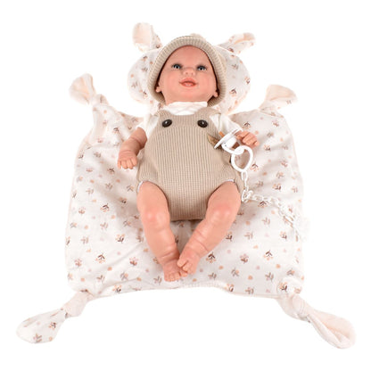 Muñeca Reborn Mateo Beige Con Cojin 35 Cm Arias