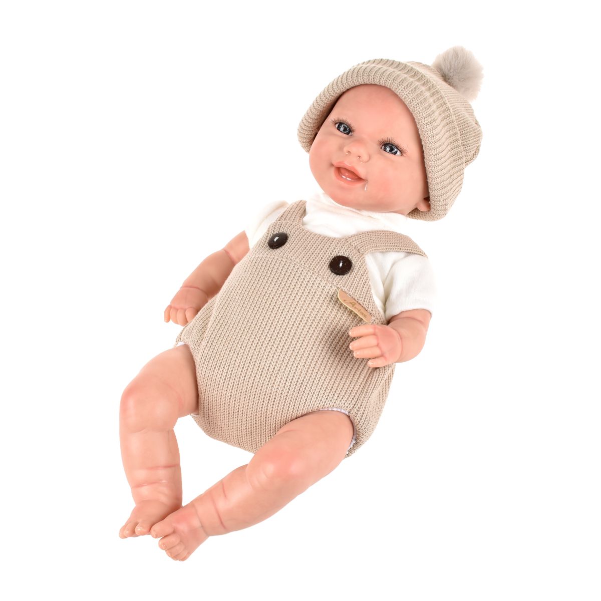 Muñeca Reborn Mateo Beige Con Cojin 35 Cm Arias