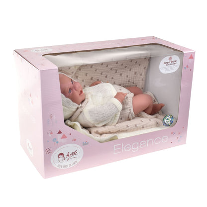 Muñeco De Peso Elegance Babyto Geige Con Manta 35 Cm Arias
