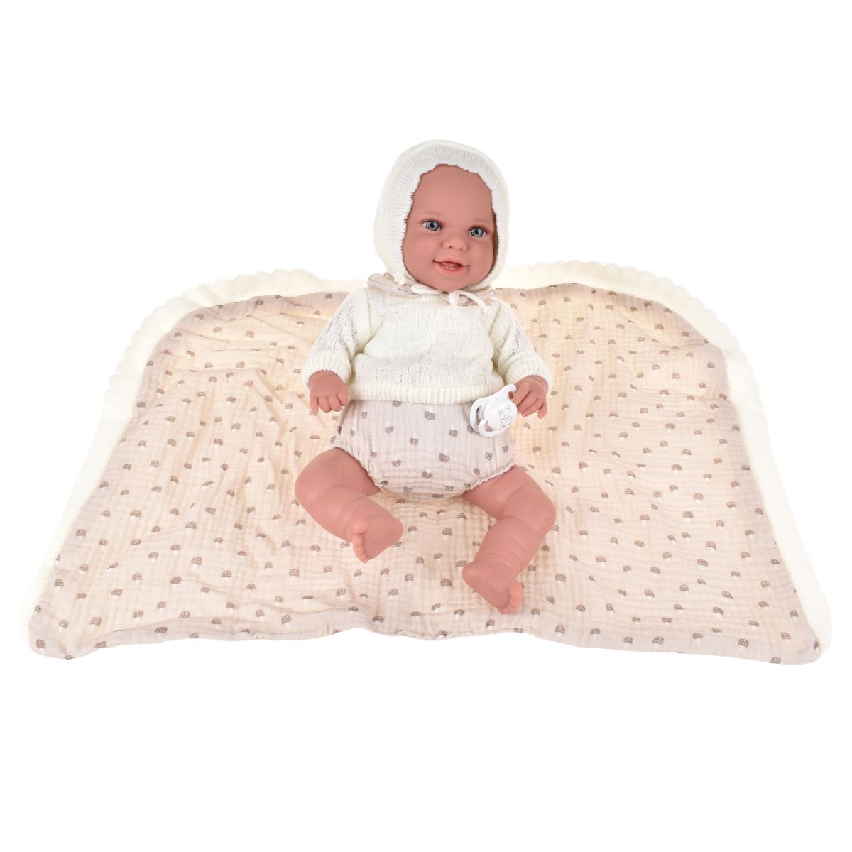 Muñeco De Peso Elegance Babyto Geige Con Manta 35 Cm Arias