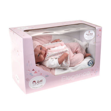Muñeco De Peso Elegance Babyto Rosa Con Manta 35 Cm Arias