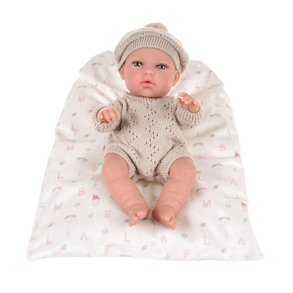 Muñeca Elegance Natal Beige Con Cojin 30 Cm Arias