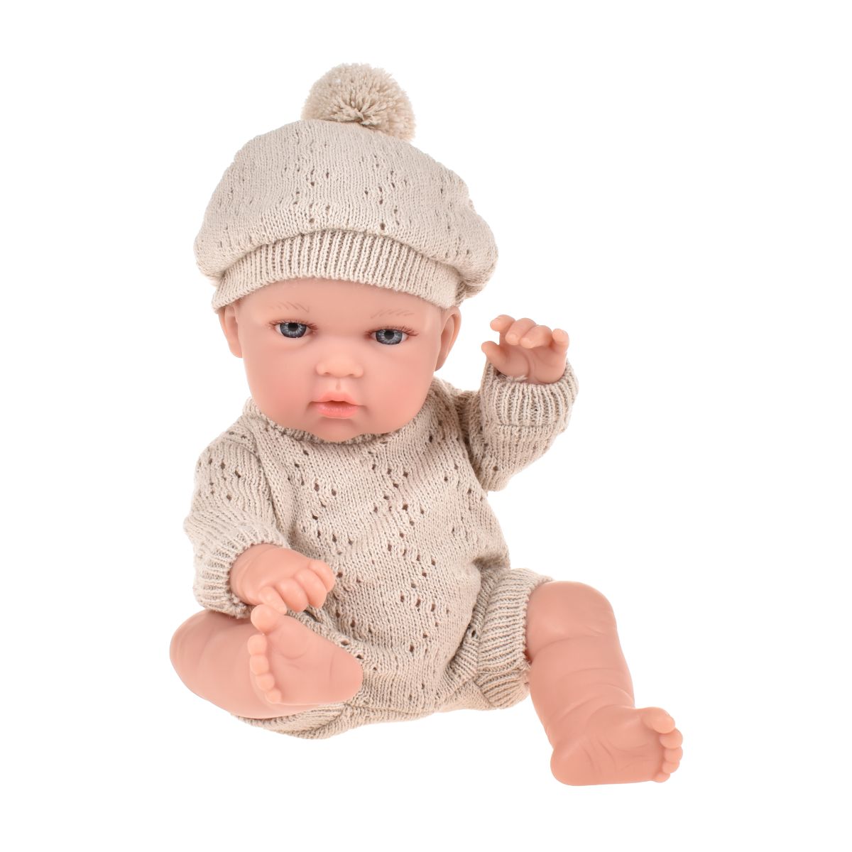 Muñeca Elegance Natal Beige Con Cojin 30 Cm Arias