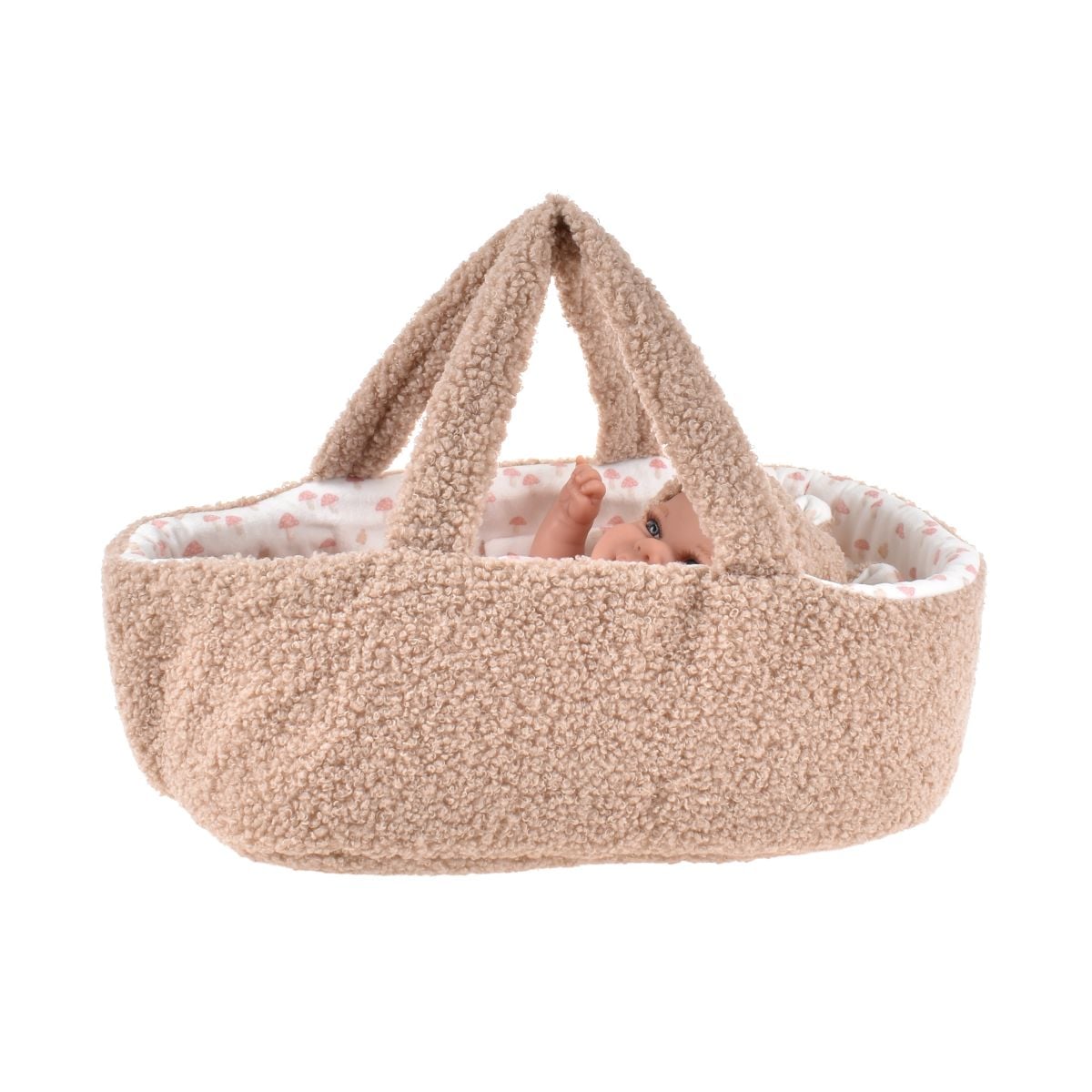 Muñeca Elegance Babyto Beige Con Capazo 33 Cm Arias